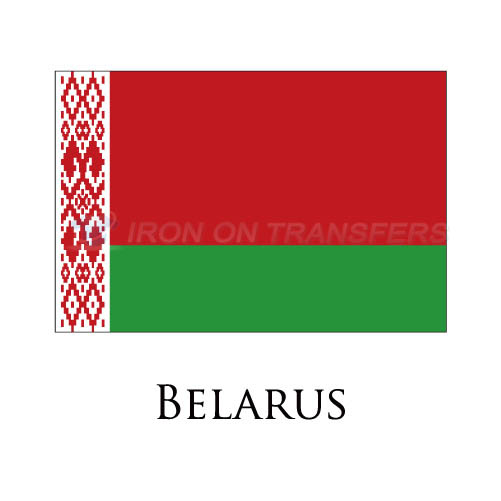 Belarus flag Iron-on Stickers (Heat Transfers)NO.1826